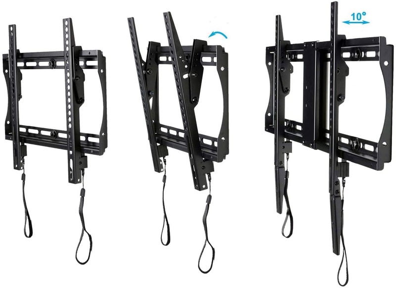 VideoSecu Tilt TV Wall Mount Bracket for Most 23"- 65" LCD LED Plasma TV Flat Panel Screen with VESA 200x100 to 600x400mm, Load Capacity 165lbs, 15 Degree Tilt up or down - Bonus 10 ft HDMI Cable and Magnetic Bubble Level MF608B BBM - Image 5